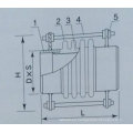 PTFE y 304 Expansion Joint Welded Flanger